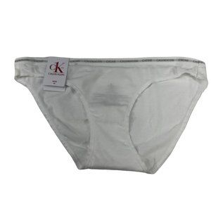Calvin Klein Women's Size XS Panty Bikini White New With Tags